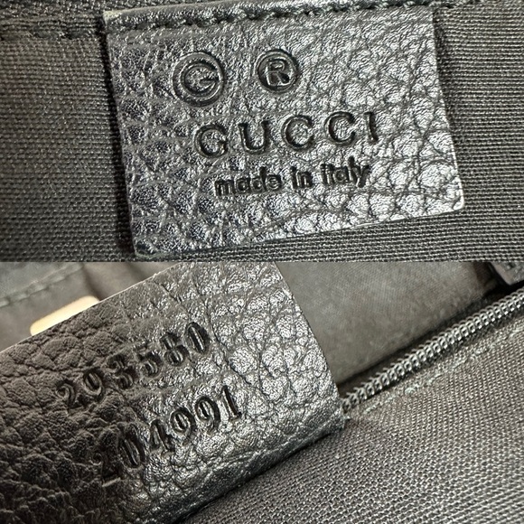 💯 Authentic GUCCI Nylon Monogram Large Abbey Tote🍀 - Picture 12 of 16